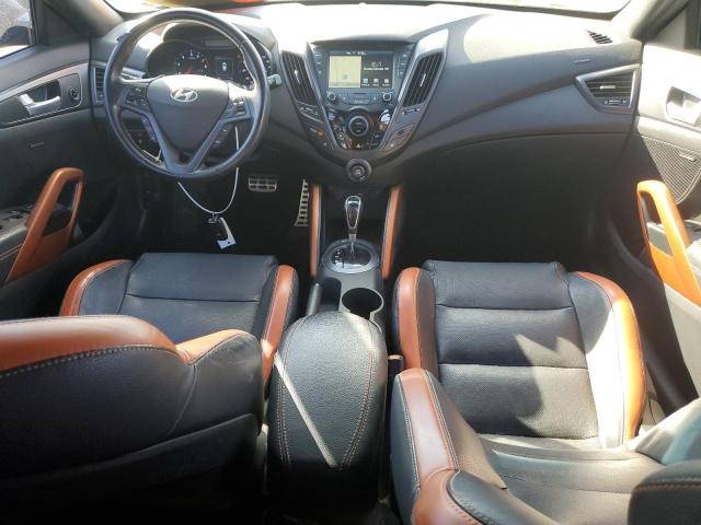 KMHTC6AE5GU257011 - 2016 HYUNDAI VELOSTER TURBO BLACK photo 8