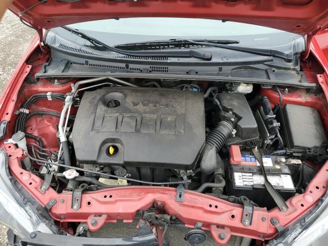 2T1BURHE8HC835783 - 2017 TOYOTA COROLLA L أحمر صورة 11