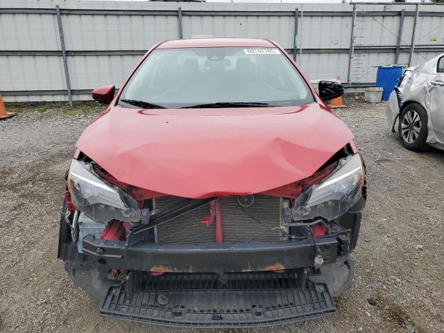 2T1BURHE8HC835783 - 2017 TOYOTA COROLLA L أحمر صورة 5
