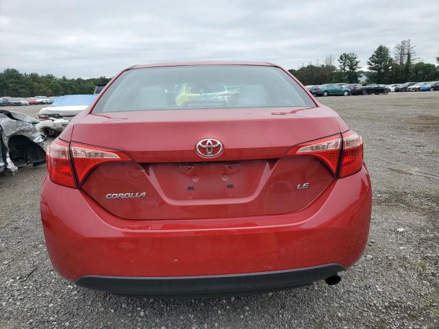 2T1BURHE8HC835783 - 2017 TOYOTA COROLLA L أحمر صورة 6
