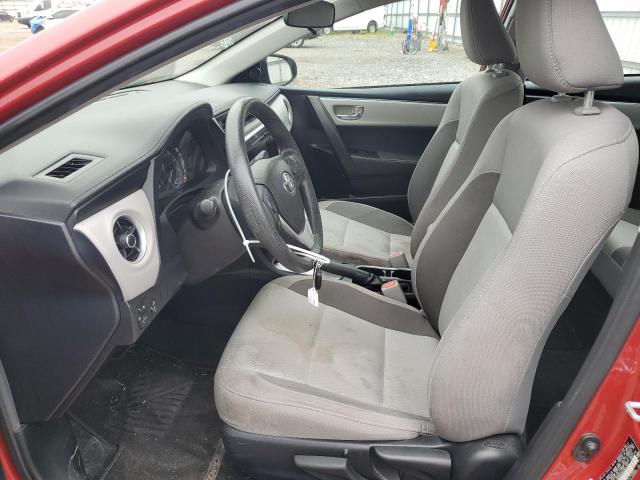 2T1BURHE8HC835783 - 2017 TOYOTA COROLLA L أحمر صورة 7