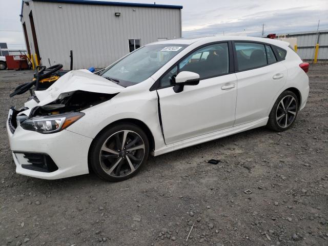 4S3GTAM6XN3727792 - 2022 SUBARU IMPREZA SPORT WHITE photo 1