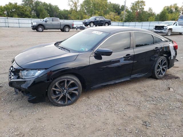 2HGFC2F82KH596061 - 2019 HONDA CIVIC SPORT BLACK photo 1