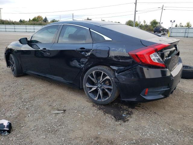 2HGFC2F82KH596061 - 2019 HONDA CIVIC SPORT BLACK photo 2