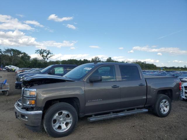 3GCUKRECXEG249248 - 2014 CHEVROLET SILVERADO K1500 LT GRAY photo 1