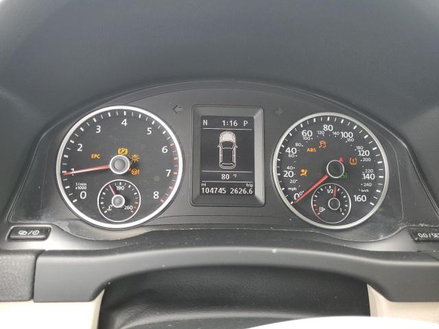 WVGBV7AX8GW079368 - 2016 VOLKSWAGEN TIGUAN S WHITE photo 9
