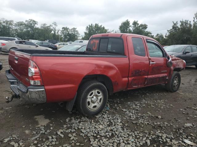 5TETX4CNXAZ711746 - 2010 TOYOTA TACOMA ACCESS CAB წითელი ფოტო 3