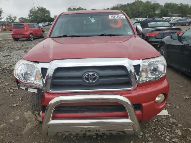 5TETX4CNXAZ711746 - 2010 TOYOTA TACOMA ACCESS CAB წითელი ფოტო 5