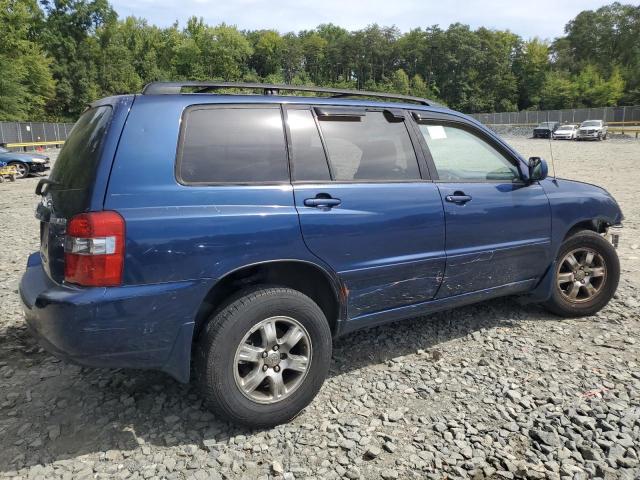 JTEEP21A140005018 - 2004 TOYOTA HIGHLANDER BLUE photo 3