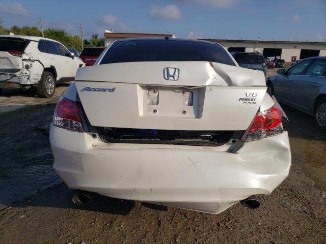 1HGCP3F86AA024839 - 2010 HONDA ACCORD EXL WHITE photo 6