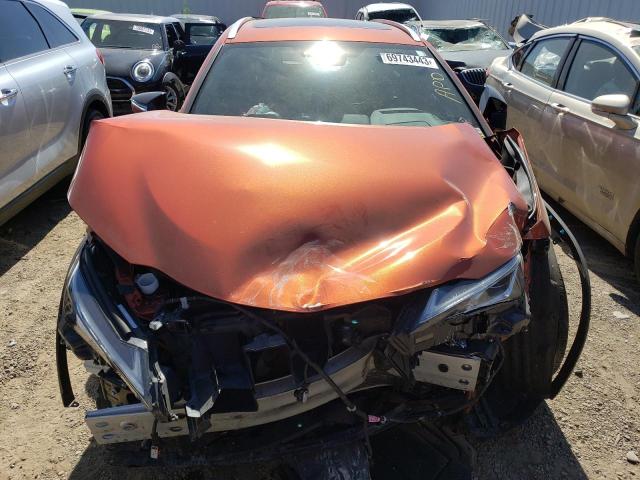 JTHP9JBH8L2028388 - 2020 LEXUS UX 250H ORANGE photo 5