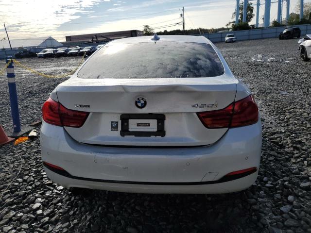 WBA4J3C53JBG90727 - 2018 BMW 430XI GRAN COUPE WHITE photo 6