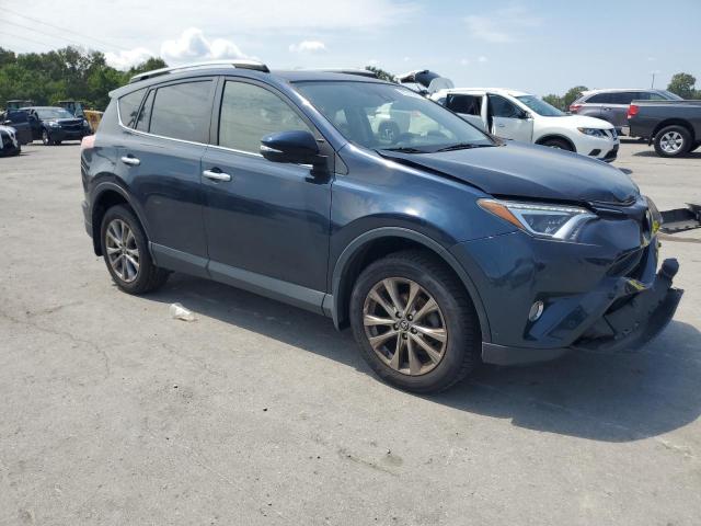 JTMDFREV6JD246067 - 2018 TOYOTA RAV4 LIMITED BLUE photo 4