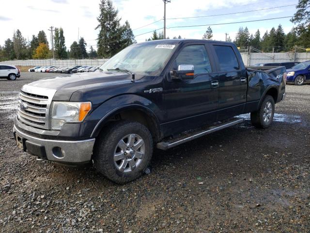 1FTFW1EF4EFB78042 - 2014 FORD F150 SUPERCREW BLACK photo 1