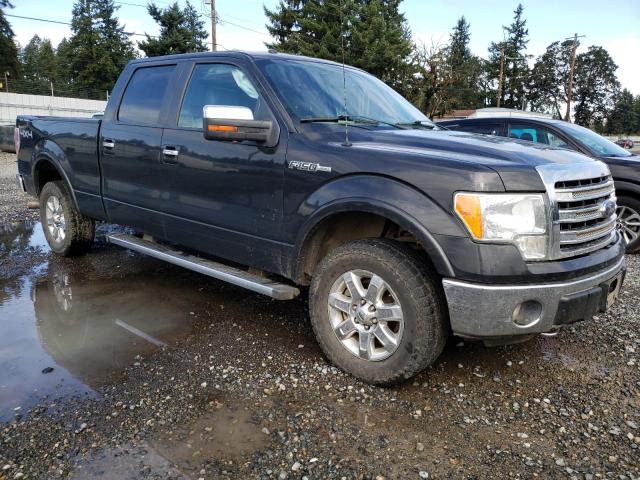 1FTFW1EF4EFB78042 - 2014 FORD F150 SUPERCREW BLACK photo 4