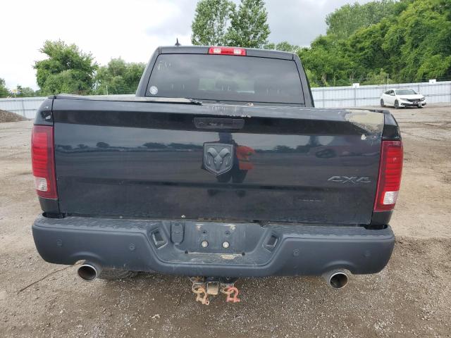 1C6RR7LT5MS587082 - 2021 RAM 1500 CLASS SLT Noir photo 6