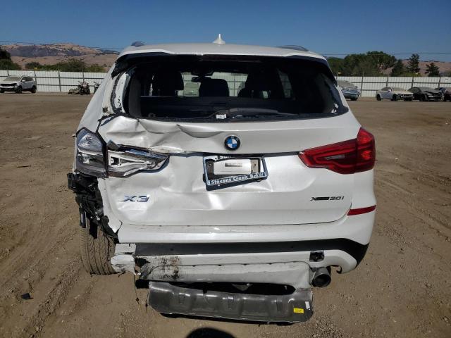 5UXTR9C51KLR04812 - 2019 BMW X3 XDRIVE30I WHITE photo 6