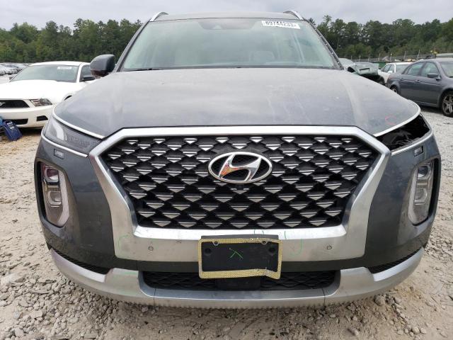 KM8R74HE5MU299487 - 2021 HYUNDAI PALISADE CALLIGRAPHY GRAY photo 5