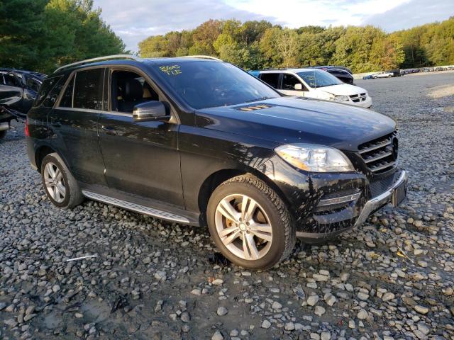 4JGDA5HB0FA478869 - 2015 MERCEDES-BENZ ML 350 4MATIC BLACK photo 4