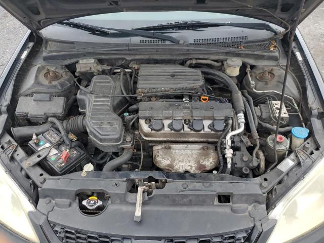 1HGEM229X5L075989 - 2005 HONDA CIVIC EX BLACK photo 11