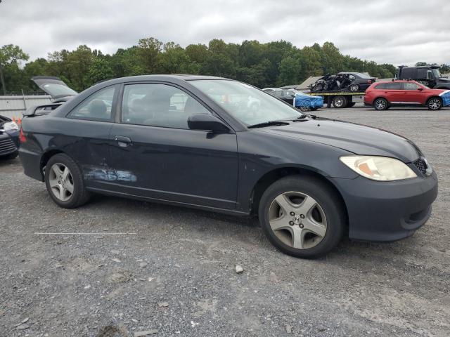 1HGEM229X5L075989 - 2005 HONDA CIVIC EX BLACK photo 4