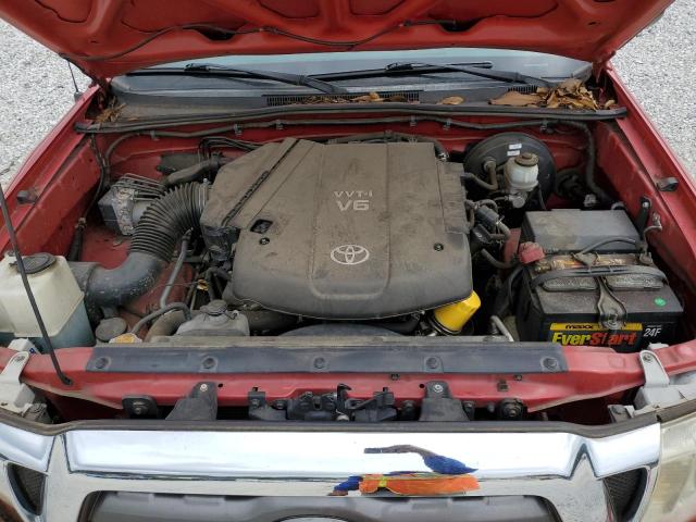 5TEJU4GN2AZ703523 - 2010 TOYOTA TACOMA DOUBLE CAB PRERUNNER RED photo 11