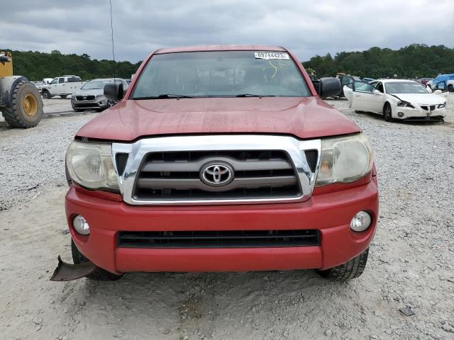 5TEJU4GN2AZ703523 - 2010 TOYOTA TACOMA DOUBLE CAB PRERUNNER RED photo 5