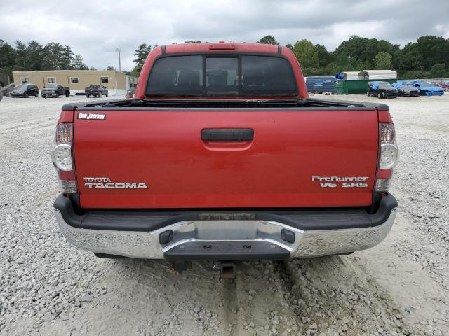 5TEJU4GN2AZ703523 - 2010 TOYOTA TACOMA DOUBLE CAB PRERUNNER RED photo 6