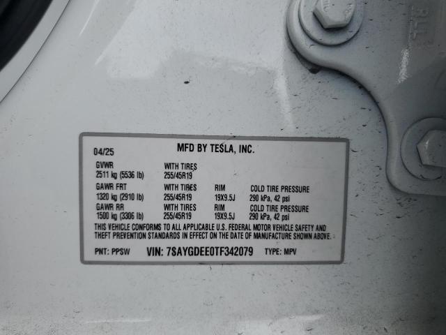 7SAYGDEE0TF342079 - 2026 TESLA MODEL Y Ağ foto 13