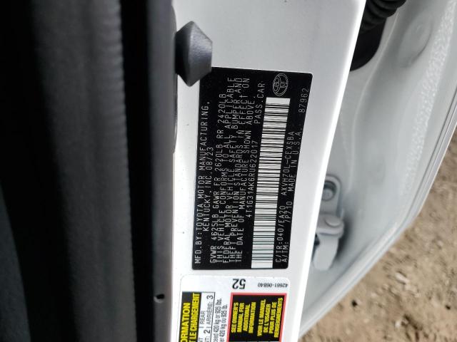 4T1G31AK6RU622017 - 2024 TOYOTA CAMRY SE NIGHT SHADE WHITE photo 12