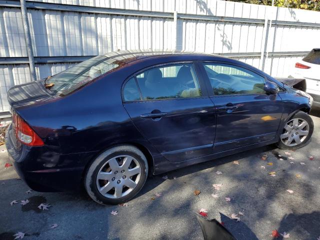 2HGFA16569H506748 - 2009 HONDA CIVIC LX BLUE photo 3