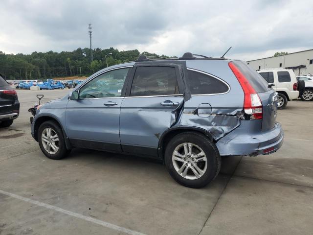 5J6RE4H79BL056192 - 2011 HONDA CR-V EXL BLUE photo 2