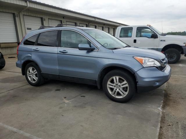 5J6RE4H79BL056192 - 2011 HONDA CR-V EXL BLUE photo 4