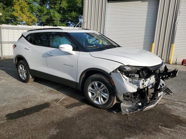 3GNKBHR49NS234474 - 2022 CHEVROLET BLAZER 2LT WHITE photo 4