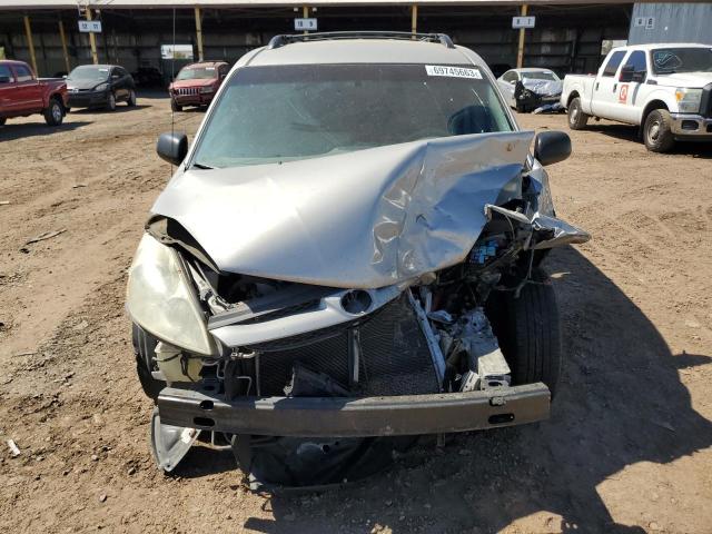 5TDZK23C07S075307 - 2007 TOYOTA SIENNA CE SILVER photo 5