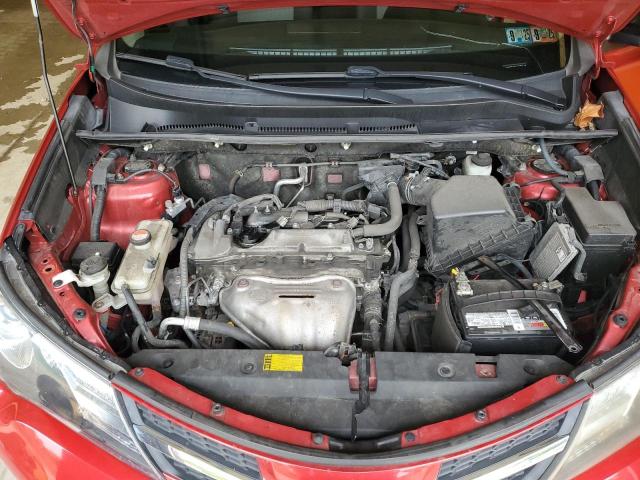 JTMBFREV0EJ010352 - 2014 TOYOTA RAV4 LE RED photo 12
