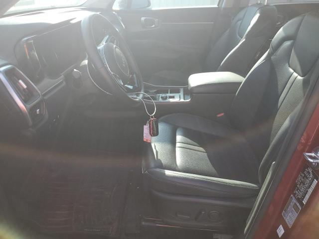 5XYRH4LF3PG230191 - 2023 KIA SORENTO EX RED photo 7
