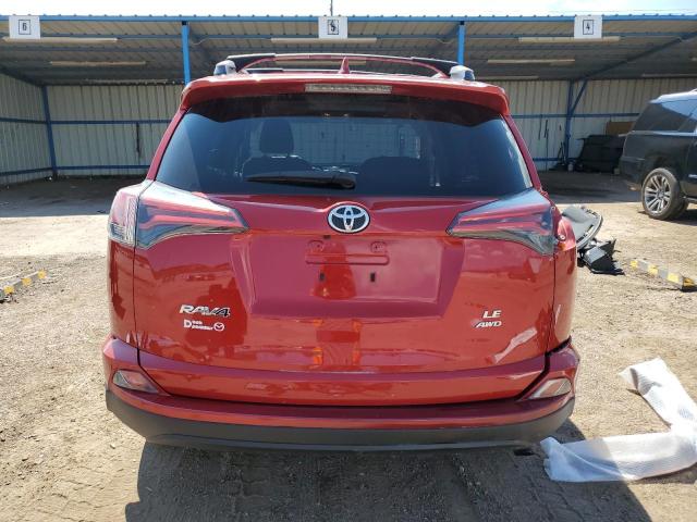 2T3BFREV6GW530866 - 2022 TOYOTA RAV4 LE RED photo 6
