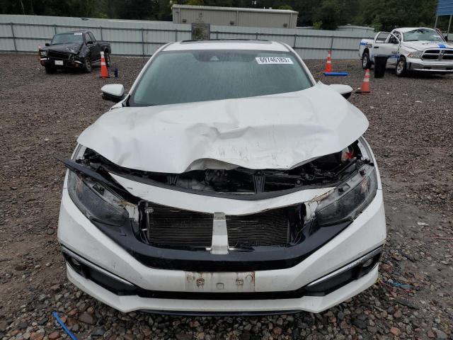 JHMFC1F70KX005705 - 2019 HONDA CIVIC EXL WHITE photo 5