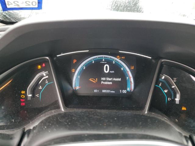 JHMFC1F70KX005705 - 2019 HONDA CIVIC EXL თეთრი ფოტო 9