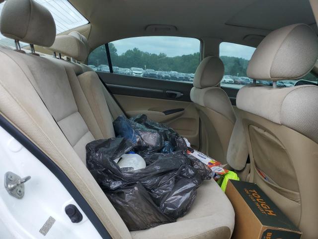 2HGFA16878H346713 - 2008 HONDA CIVIC EX WHITE photo 10