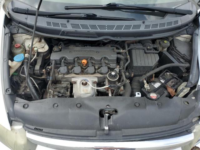 2HGFA16878H346713 - 2008 HONDA CIVIC EX WHITE photo 11