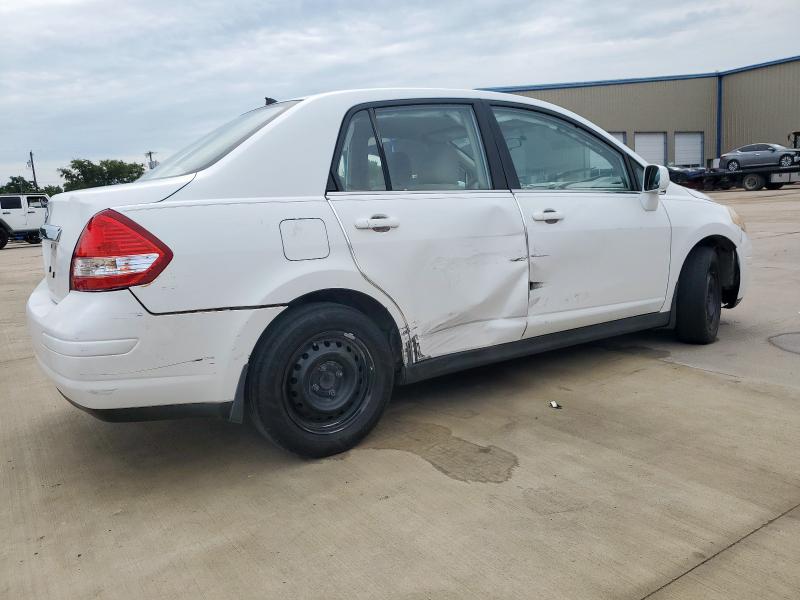 3N1BC11E48L392854 - 2008 NISSAN VERSA S WHITE photo 3