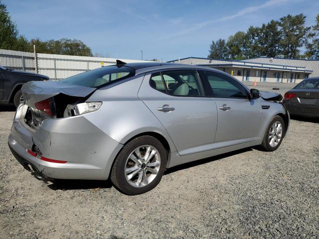 KNAGN4A79B5168001 - 2011 KIA OPTIMA EX SILVER photo 3