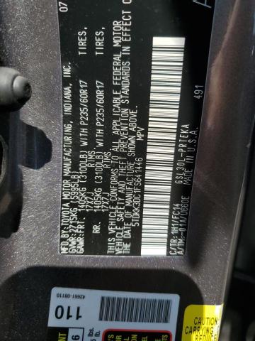 5TDKK3DC1FS641446 - 2015 TOYOTA SIENNA LE GRAY photo 13