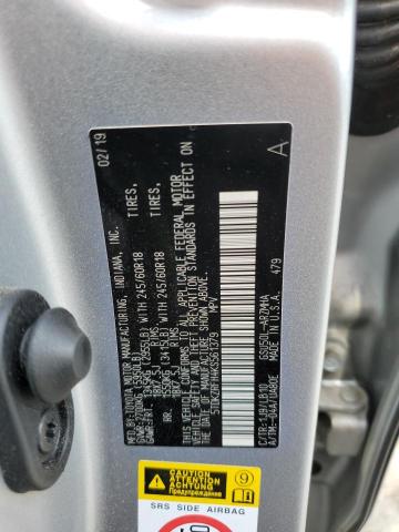 5TDKZRFH4KS561379 - 2019 TOYOTA HIGHLANDER SE Gümüş fotoğraf 14