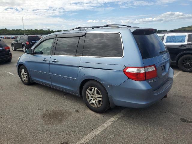 5FNRL38797B011544 - 2007 HONDA ODYSSEY EXL BLUE photo 2