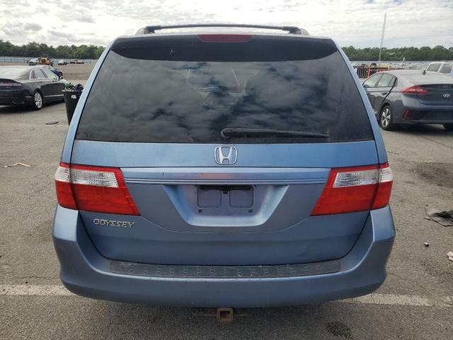 5FNRL38797B011544 - 2007 HONDA ODYSSEY EXL BLUE photo 6