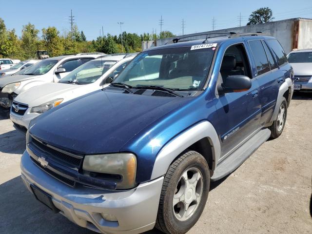 1GNDT13S842189140 - 2004 CHEVROLET TRAIL BLAZ LS BLUE photo 1