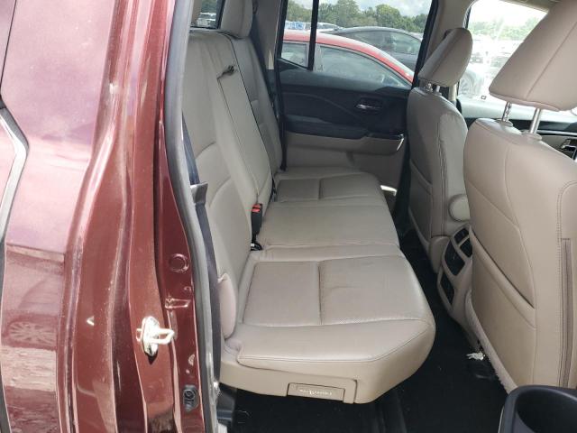 5FPYK3F55HB020587 - 2017 HONDA RIDGELINE RTL BURGUNDY photo 10